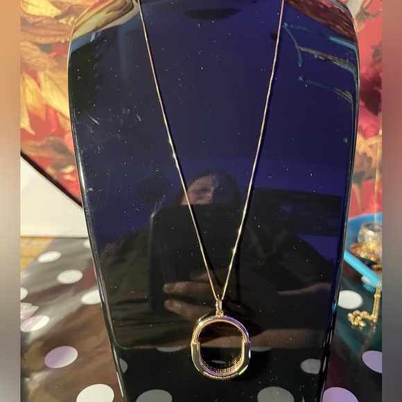 Tiffany & Co Solid 18k Yellow Gold Pendant and Chain. EUC